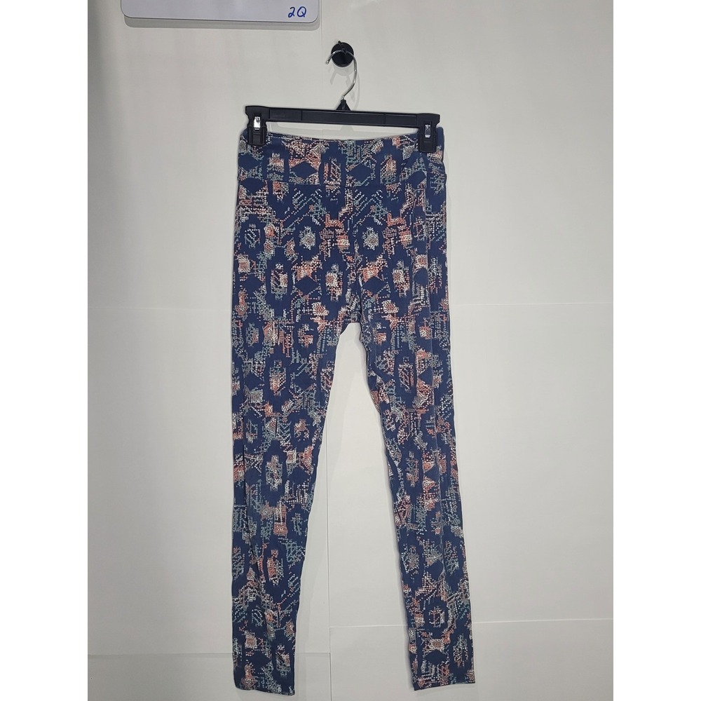 Womens Lularoe Legings blue patterned, One Size